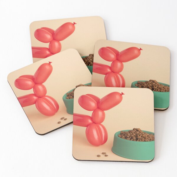 Item preview, Balloon Dog with Food Bowl designed and sold by pepinodemarst.