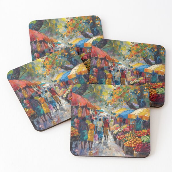 Item preview, Colorful Market Street designed and sold by palmyst.