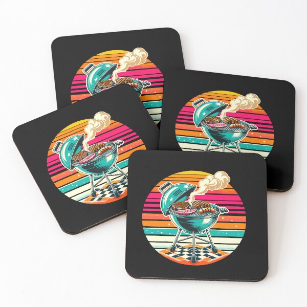 Item preview, BBQ Grill Meat Lover Retro Barbecue 80s Style Grilling designed and sold by Dressed For  Duty.