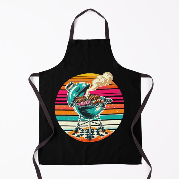 Item preview, BBQ Grill Meat Lover Retro Barbecue 80s Style Grilling designed and sold by Dressed For Duty.