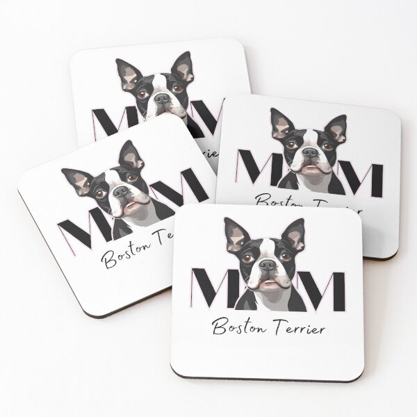 Item preview, Minimalistic aesthetic Mom of Boston Terrier Dog  designed and sold by GoodyPaws.