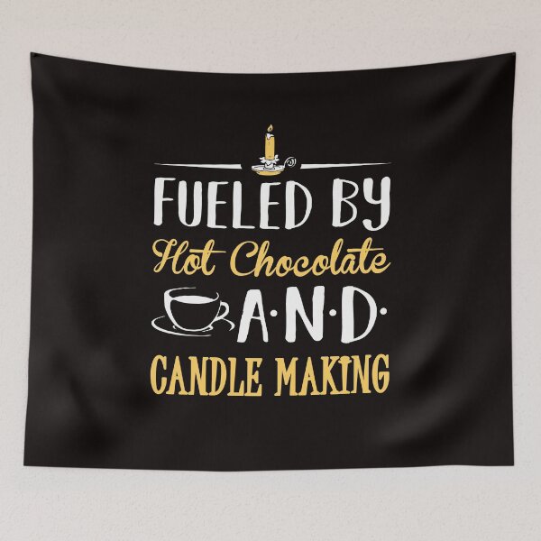Item preview, Fueled by Hot Chocolate and Candle Making designed and sold by KsuAnn.