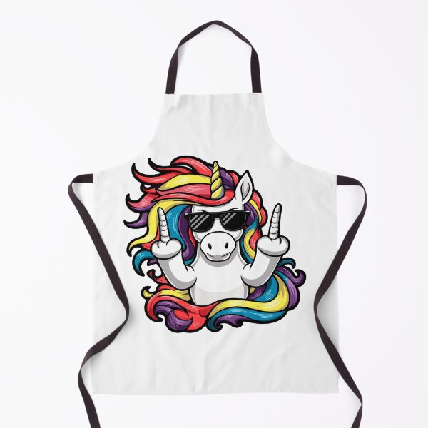 Item preview, unicorn shows the middle finger, fuck off designed and sold by in-leggings.