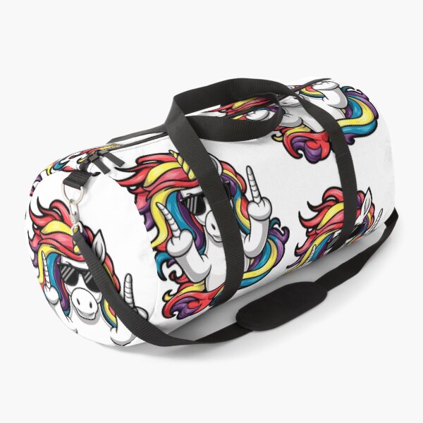 Item preview, unicorn shows the middle finger, fuck off designed and sold by in-leggings.