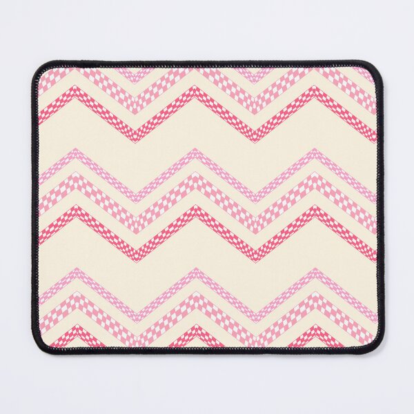 Item preview, Pink and White Checkered Chevrons designed and sold by JaygiesDesign.