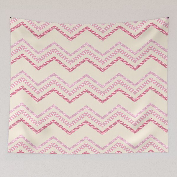 Item preview, Pink and White Checkered Chevrons designed and sold by JaygiesDesign.