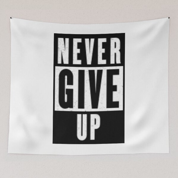 Item preview, Never Give Up designed and sold by Flirt-Teez.