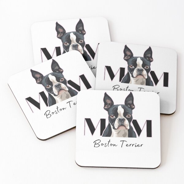 Item preview, Minimalistic aesthetic Mom of Boston Terrier Dog  designed and sold by GoodyPaws.