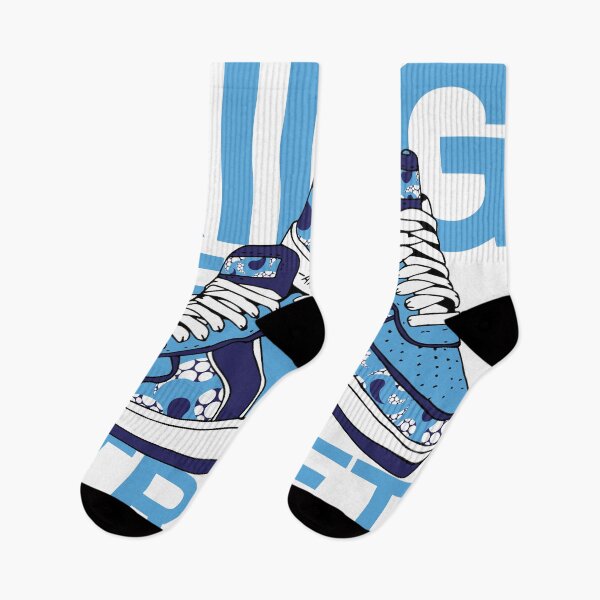 Item preview, Blue sneakers designed and sold by Wolagno.