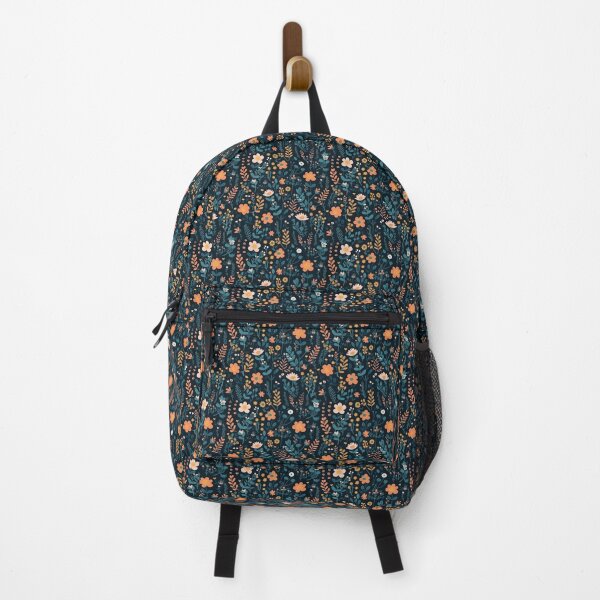 Item preview, Ditsy Floral Pattern on Black designed and sold by naturalplanners.