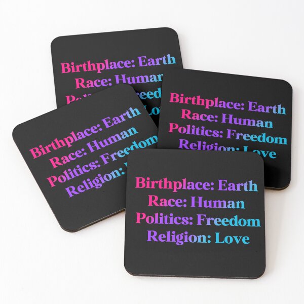 Item preview,  Androgynous Pride Flag Colored: Birthplace-Earth, Race-Human, Politics-Freedom Religion-Love,  Androgynous Design designed and sold by Travelslightly.