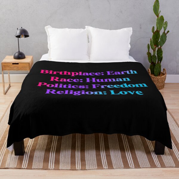 Item preview,  Androgynous Pride Flag Colored: Birthplace-Earth, Race-Human, Politics-Freedom Religion-Love,  Androgynous Design designed and sold by Travelslightly.
