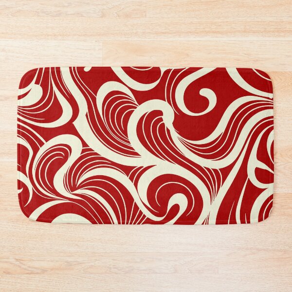 Item preview, Red Abstract Waves designed and sold by Pixevol.