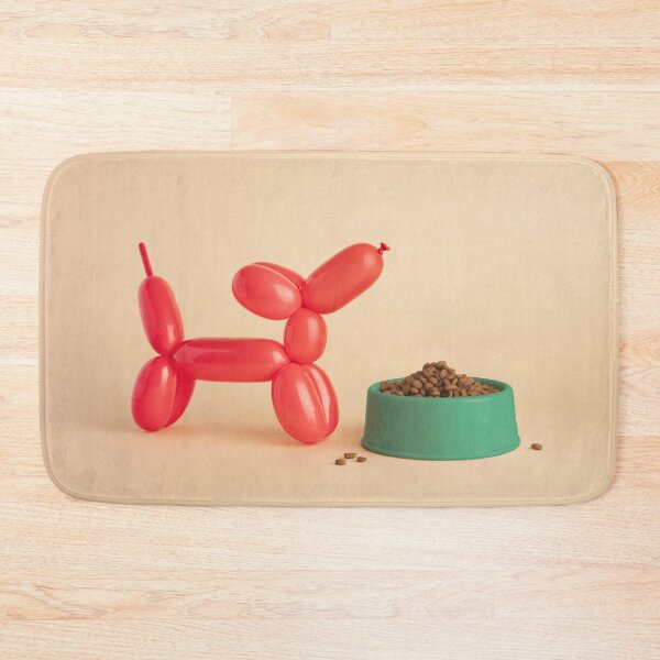 Item preview, Balloon Dog with Food Bowl designed and sold by pepinodemarst.