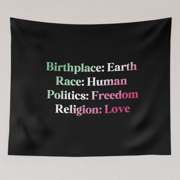 Item preview, Abrosexual Pride Flag Colored: Birthplace-Earth, Race-Human, Politics-Freedom Religion-Love,  Abrosexual Design designed and sold by Travelslightly.