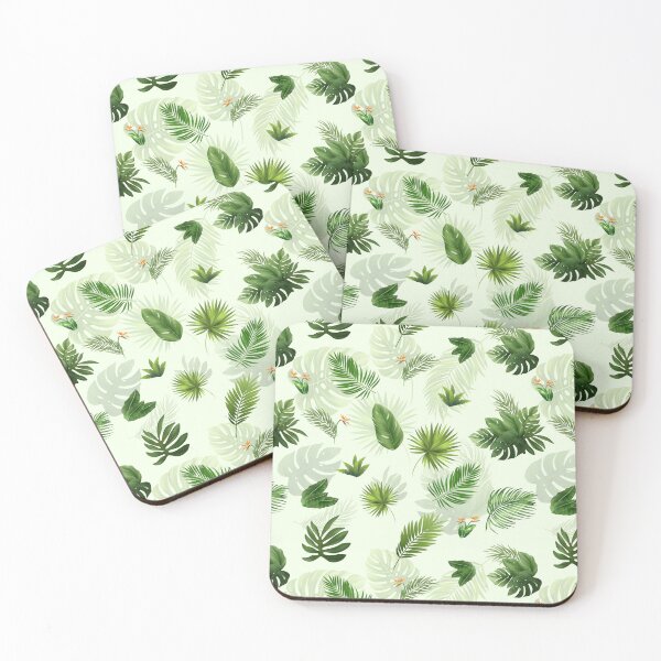 Item preview, Seamless tropical leaves pattern designed and sold by IamSarang.
