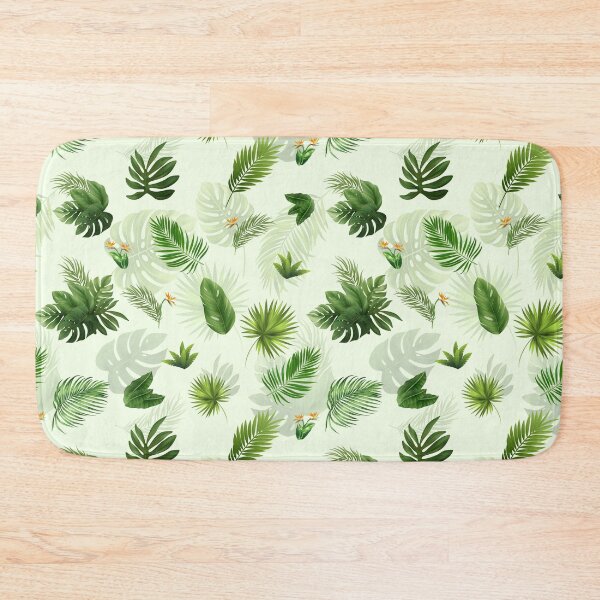 Item preview, Seamless tropical leaves pattern designed and sold by IamSarang.