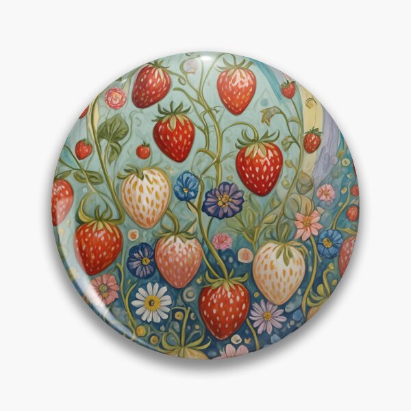 Item preview, Enchanted Strawberry Fields designed and sold by Lizetteh.