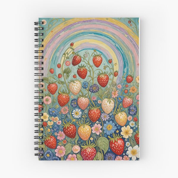 Item preview, Enchanted Strawberry Fields designed and sold by Lizetteh.