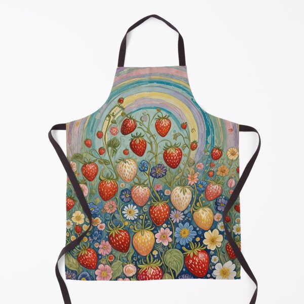 Item preview, Enchanted Strawberry Fields designed and sold by Lizetteh.