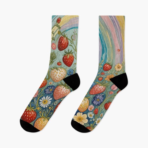 Item preview, Enchanted Strawberry Fields designed and sold by Lizetteh.