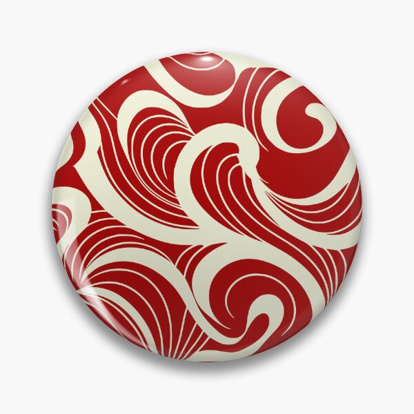 Item preview, Red Abstract Waves designed and sold by Pixevol.