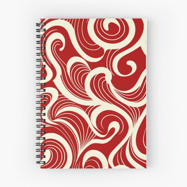 Item preview, Red Abstract Waves designed and sold by Pixevol.