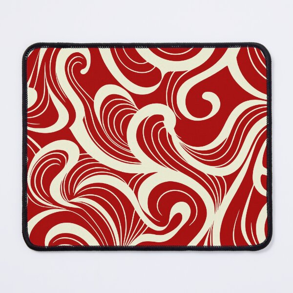 Item preview, Red Abstract Waves designed and sold by Pixevol.