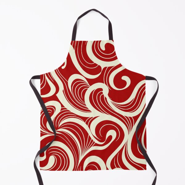 Item preview, Red Abstract Waves designed and sold by Pixevol.