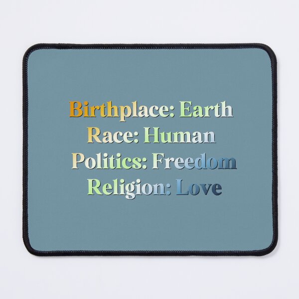 Item preview, AroAce Agender Pride Flag Colored: Birthplace-Earth, Race-Human, Politics-Freedom Religion-Love, AroAce Agender Design designed and sold by Travelslightly.