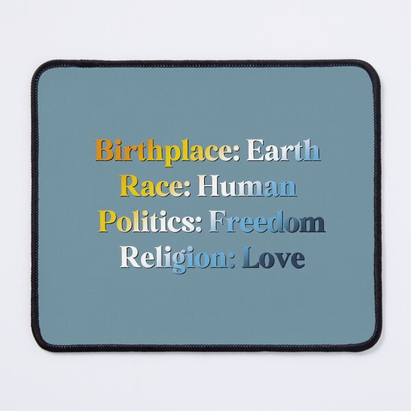 Item preview, AroAce Pride Flag Colored: Birthplace-Earth, Race-Human, Politics-Freedom Religion-Love,  AroAce Design designed and sold by Travelslightly.