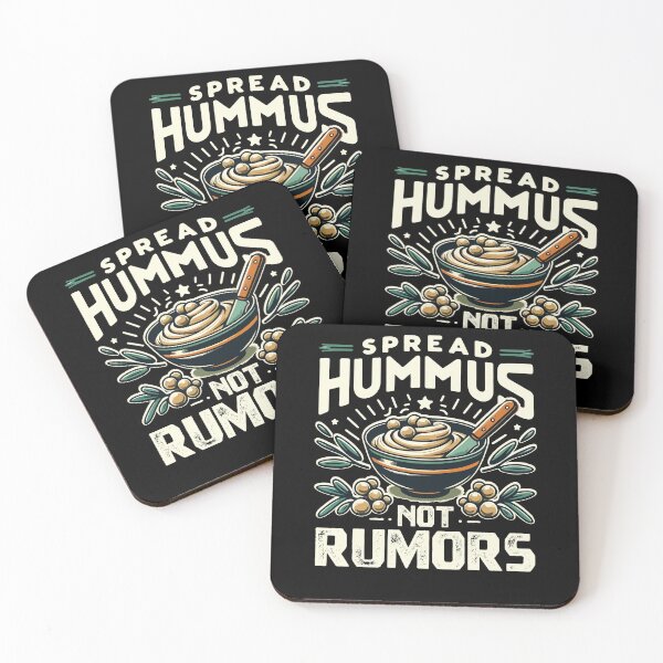 Item preview, Spread Hummus Not Rumors Vegan Anti Gossip Day designed and sold by Dressed For  Duty.