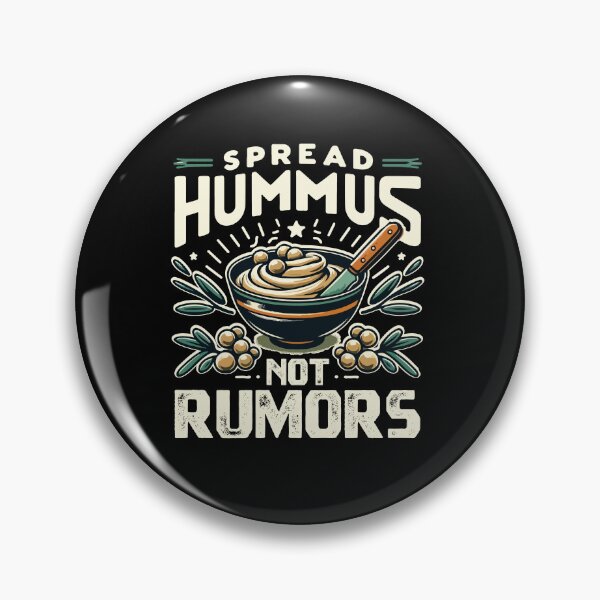 Item preview, Spread Hummus Not Rumors Vegan Anti Gossip Day designed and sold by Dressed For  Duty.