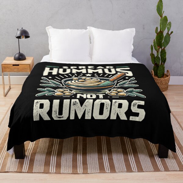 Item preview, Spread Hummus Not Rumors Vegan Anti Gossip Day designed and sold by Dressed For  Duty.