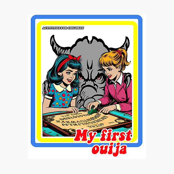 Item preview, My First Ouija Retro Comic Book Horror designed and sold by sparkerzed.