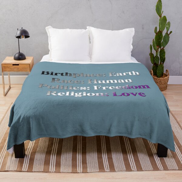 Item preview, Asexual Pride Flag Colored: Birthplace-Earth, Race-Human, Politics-Freedom Religion-Love,  Asexual Design designed and sold by Travelslightly.