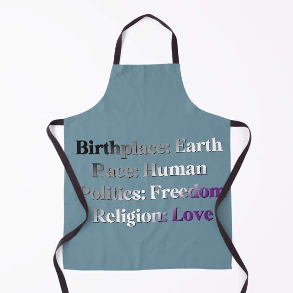 Item preview, Asexual Pride Flag Colored: Birthplace-Earth, Race-Human, Politics-Freedom Religion-Love,  Asexual Design designed and sold by Travelslightly.