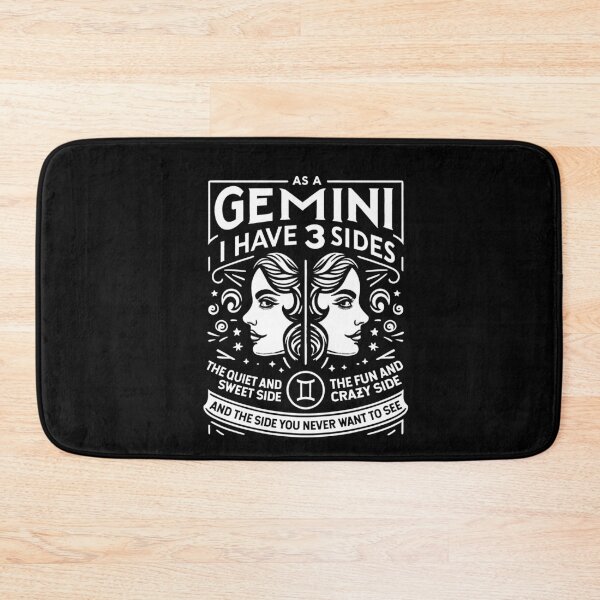Item preview, As A Gemini I Have 3 Sides Funny Astrology Horoscope designed and sold by Dressed For  Duty.