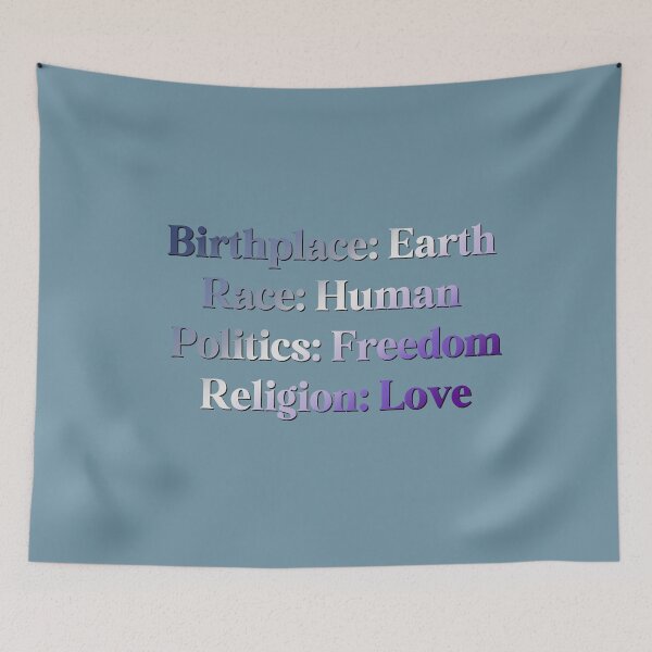 Item preview, Butch Pride Flag Colored: Birthplace-Earth, Race-Human, Politics-Freedom Religion-Love, Butch Design designed and sold by Travelslightly.