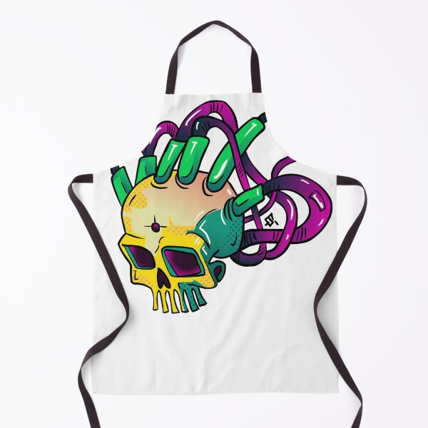 Item preview, Mutated cartoon skull punk designed and sold by eviltorn.