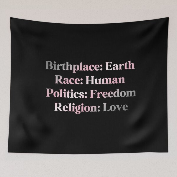 Item preview, Demigirl Pride Flag Colored: Birthplace-Earth, Race-Human, Politics-Freedom Religion-Love, Demigirl Design designed and sold by Travelslightly.
