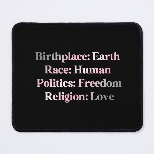 Item preview, Demigirl Pride Flag Colored: Birthplace-Earth, Race-Human, Politics-Freedom Religion-Love, Demigirl Design designed and sold by Travelslightly.