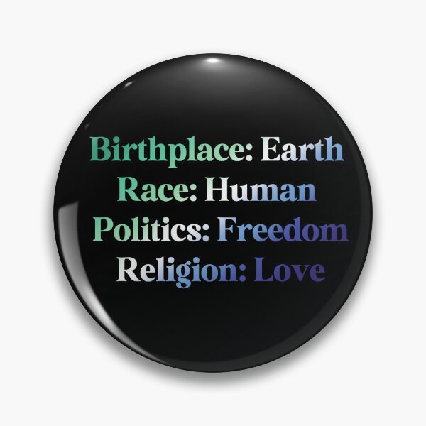 Item preview, Gay MLM Pride Flag Colored: Birthplace-Earth, Race-Human, Politics-Freedom Religion-Love, MLM Design designed and sold by Travelslightly.