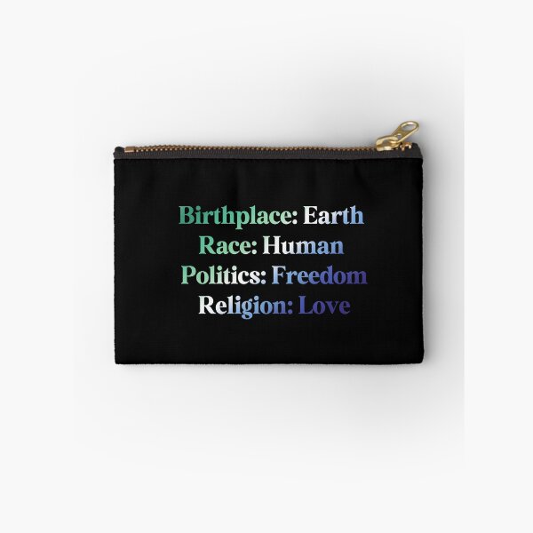 Item preview, Gay MLM Pride Flag Colored: Birthplace-Earth, Race-Human, Politics-Freedom Religion-Love, MLM Design designed and sold by Travelslightly.