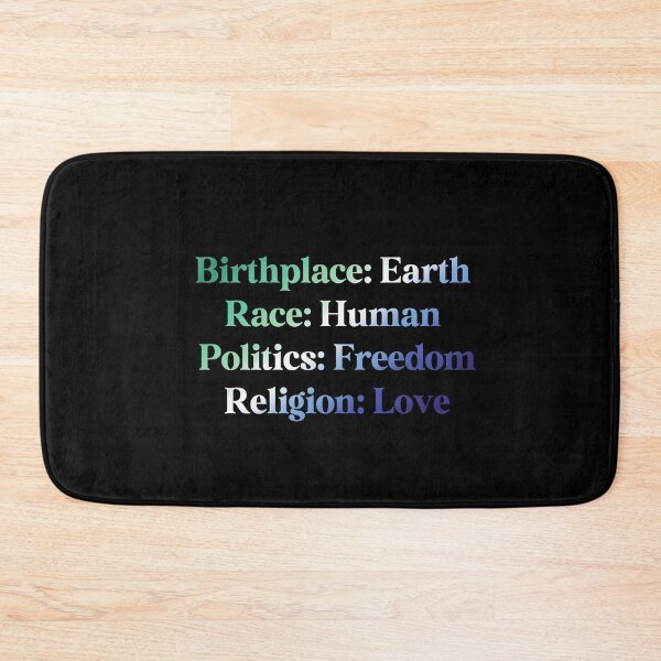 Item preview, Gay MLM Pride Flag Colored: Birthplace-Earth, Race-Human, Politics-Freedom Religion-Love, MLM Design designed and sold by Travelslightly.