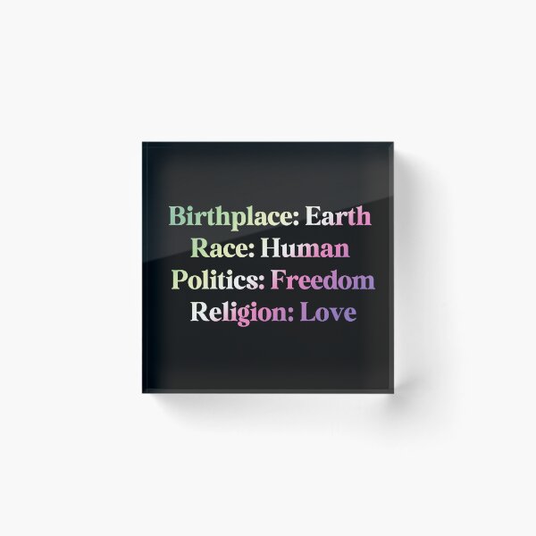 Item preview, Genderfae Pride Flag Colored: Birthplace-Earth, Race-Human, Politics-Freedom Religion-Love, Genderdoe Design designed and sold by Travelslightly.