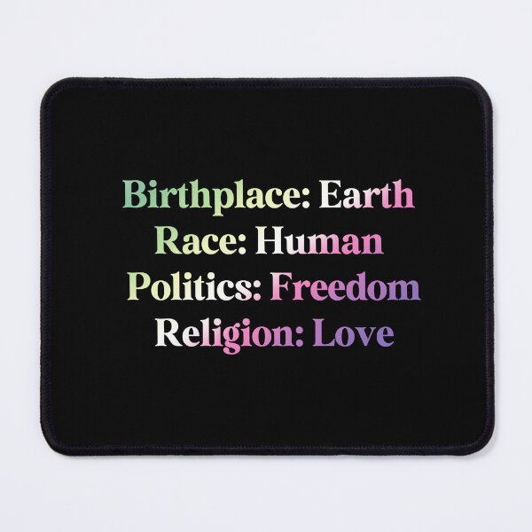 Item preview, Genderfae Pride Flag Colored: Birthplace-Earth, Race-Human, Politics-Freedom Religion-Love, Genderdoe Design designed and sold by Travelslightly.