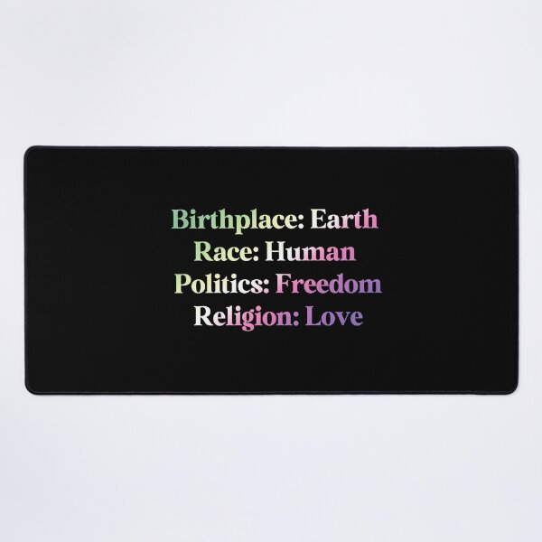 Item preview, Genderfae Pride Flag Colored: Birthplace-Earth, Race-Human, Politics-Freedom Religion-Love, Genderdoe Design designed and sold by Travelslightly.