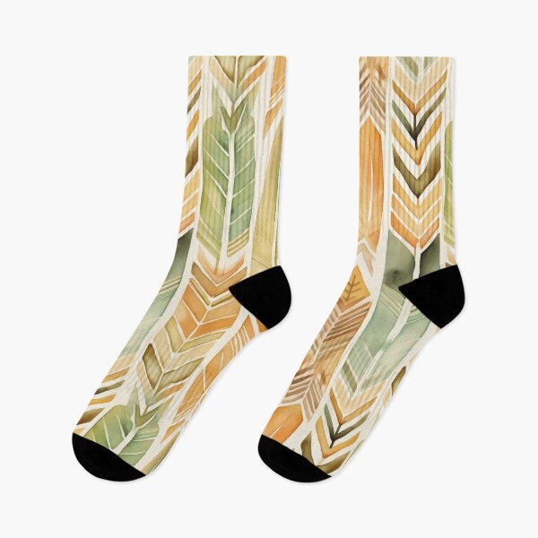 Item preview, patrón de plumas en colores pastel, indio, estampado de otoño designed and sold by in-leggings.