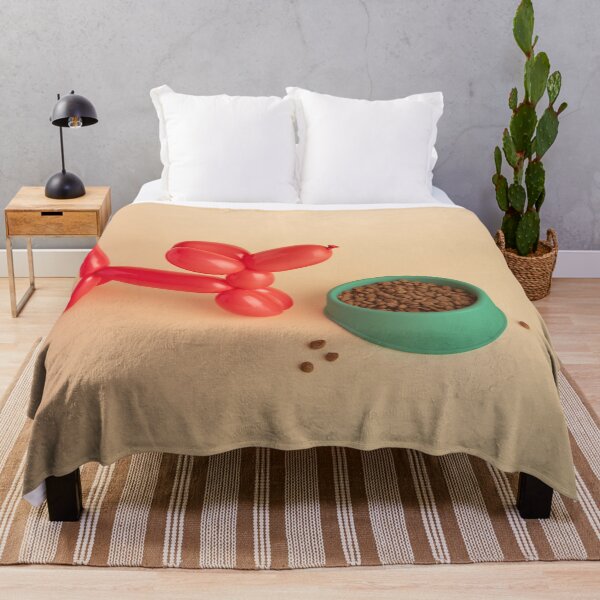 Item preview, Balloon Dog with Food Bowl designed and sold by pepinodemarst.